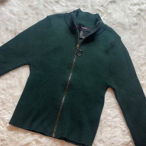 forever 21 zip up shirt - SIZE: S